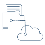 An icon representing the Interfolio Dossier process