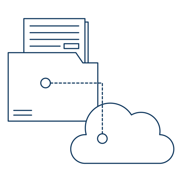 An icon representing the Interfolio Dossier process