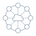 An icon representing the Researchfish process