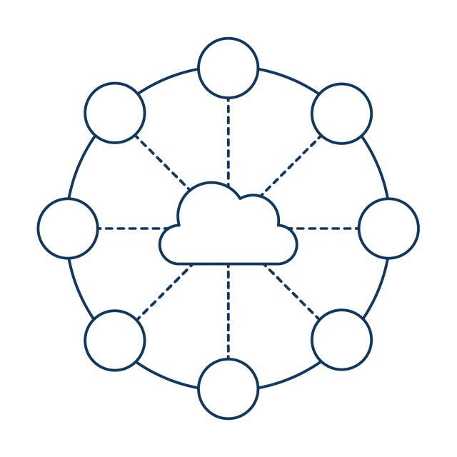 An icon representing the Researchfish process