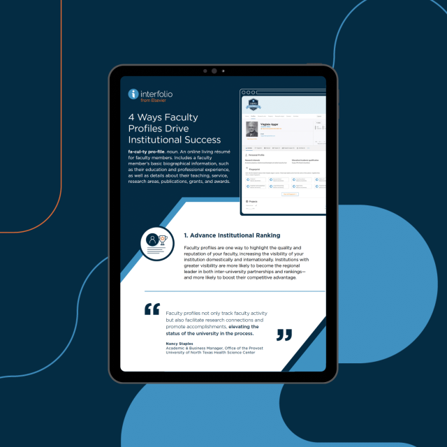 4 Ways Faculty Profiles Drive Institutional Success