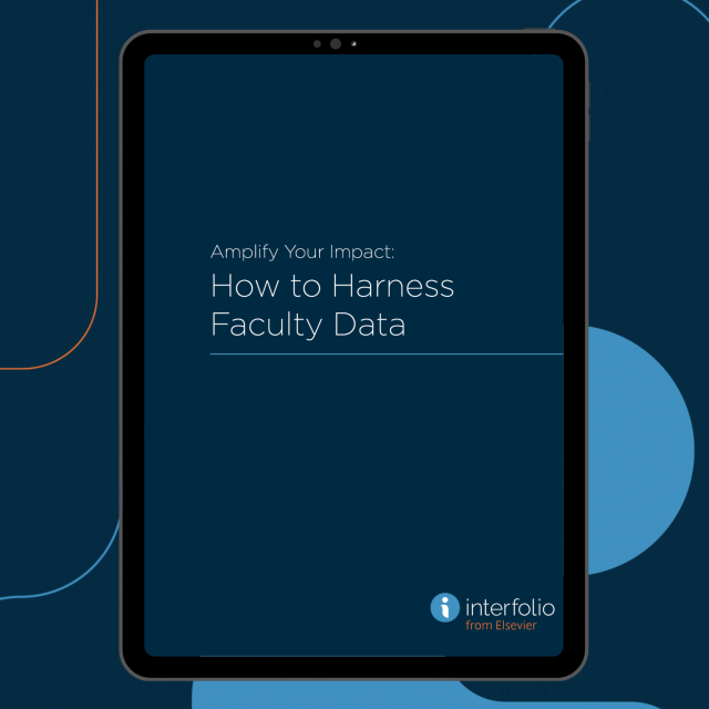 Amplify Your Impact: How to Harness Faculty Data